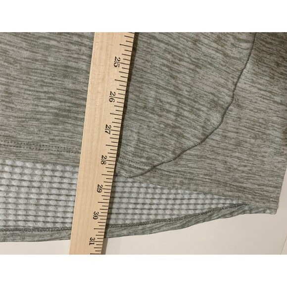 Nike Golf Men's Dri-Fit Long Sleeve Polo Shirt XL Gray Striped Quarter Zip - Picture 8 of 10